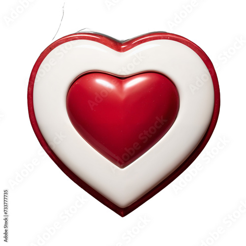 Heart of Love Heart in Valentine s Day isolated 