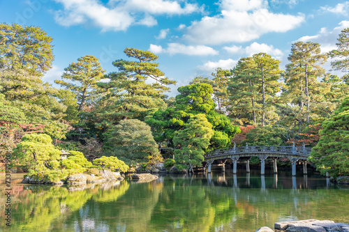 京都御所 日本庭園 秋の雅な庭園