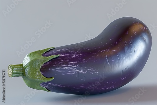 3d rendered illustration of a eggplant