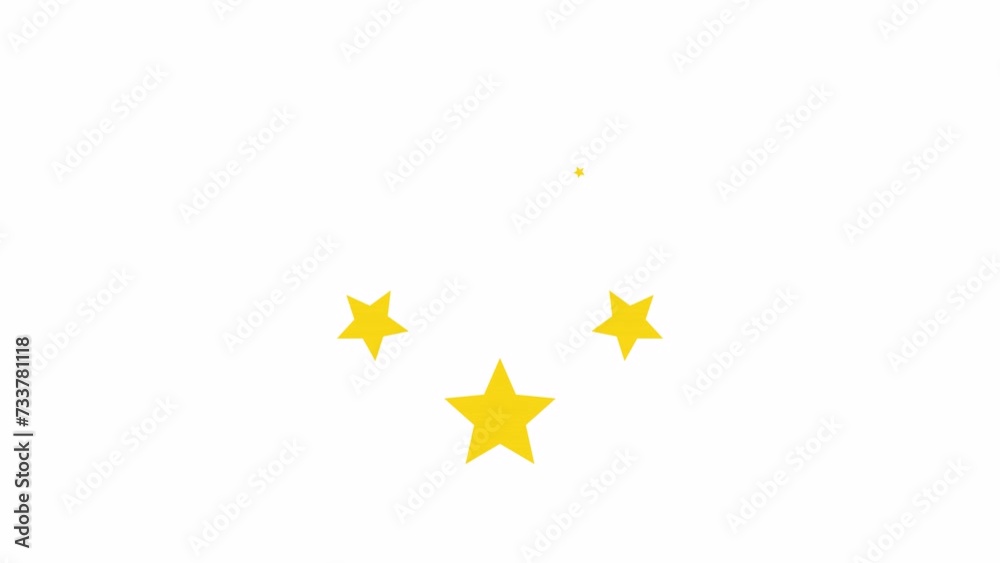 Stars flying in circle. Loopable 2d animation video. Motion graphics with alpha channel. Stars flying in circle. Loopable 2d animation video. Motion graphics with alpha channel.