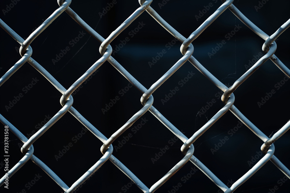 Fototapeta premium mesh chain link close-up