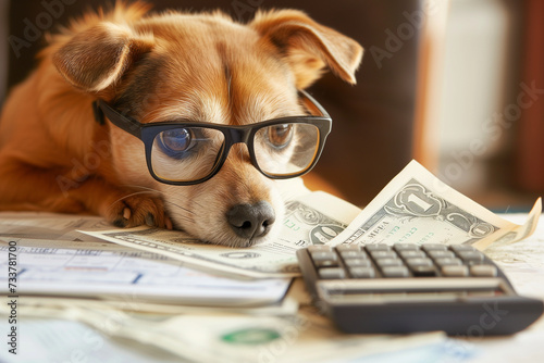 calculating taxes, the dog pays the bills