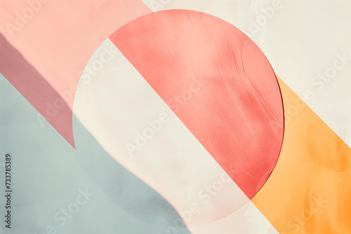 minimalistic abstract background in pastel colors