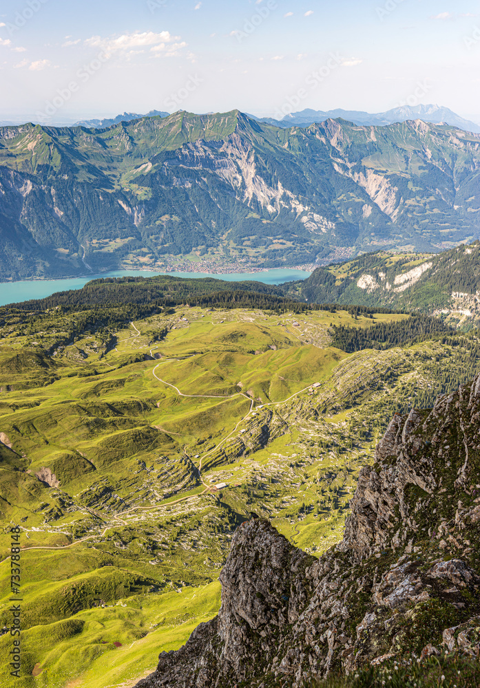 Naklejka premium Die majestätische Ruhe der Alpenlandschaft