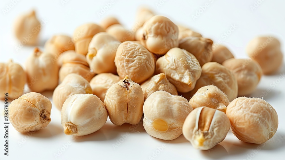 Close-Up Photo of a Grain of Chickpea Close-Up Photo of a Grain of Chickpea