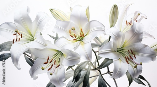 Exquisite Lily Blossoms