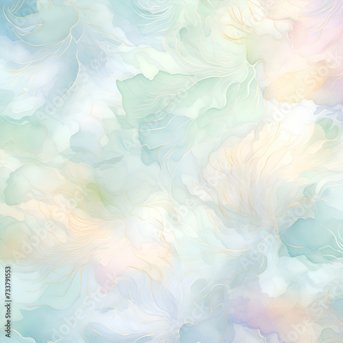 Abstract watercolor background. Hand drawn illustration. Gradient mesh.