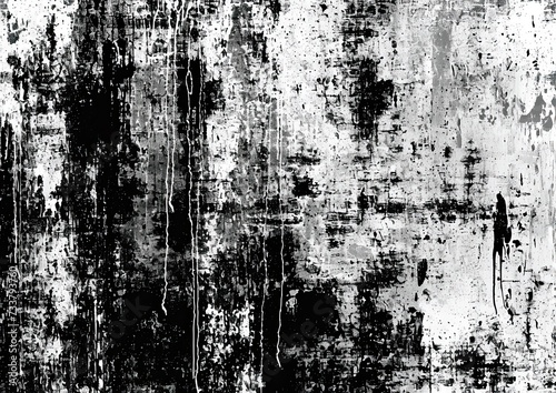 Wallpaper Mural Weathered Whisper, Black & White Texture in Distress, A Symphony of Black & White Cracks Torontodigital.ca
