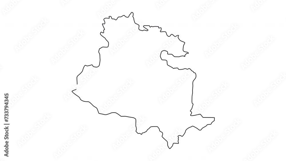 animated sketch map of Bradford in England animated sketch map of Bradford in England