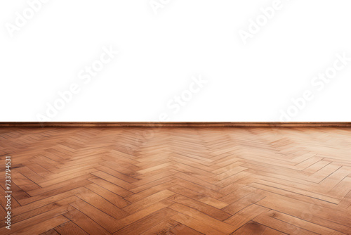 darck mockup parquet floor with empty space, png file