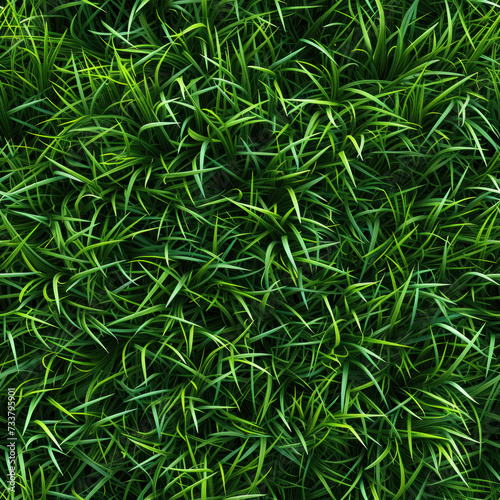Seamless green grass pattern