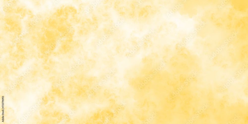 Light yellow color old paper grunge texture with grainy stains. Abstract yellow watercolor background for your design, watercolor background concept for poster, banner, wallpaper, business card, flyer