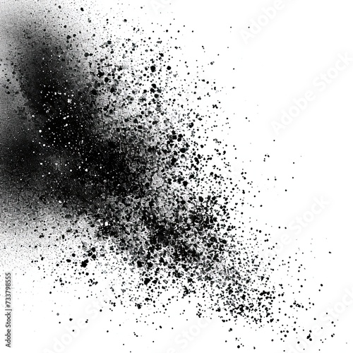 vector texture Small amount of dust particles scatter