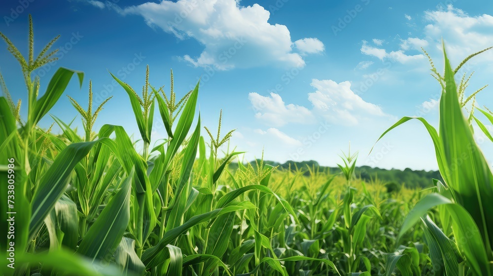 Obraz premium agriculture corn growing