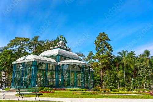 Crystal Palace in Petropolis, a majestic glass structure