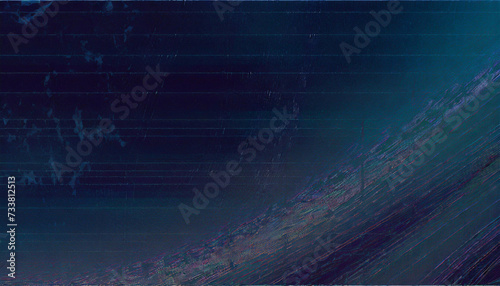 dark blue neutral glitch background, grainy texture, soft glow, space for text; abstract surface used as background