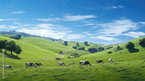grass cows eating