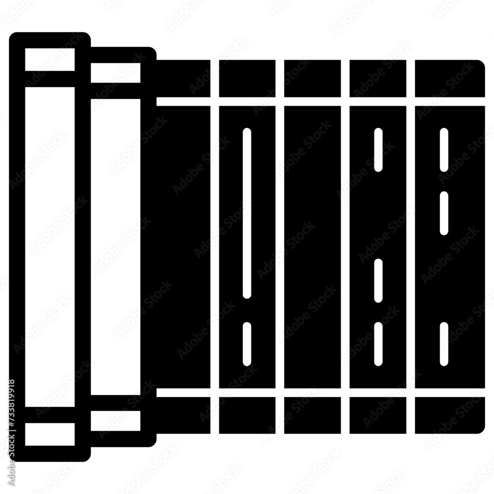 Bamboo Scroll Icon Bamboo Scroll Icon