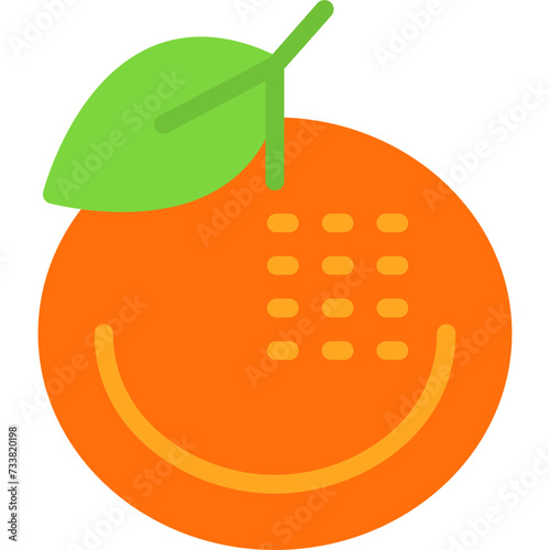 Mandarin Orange Icon