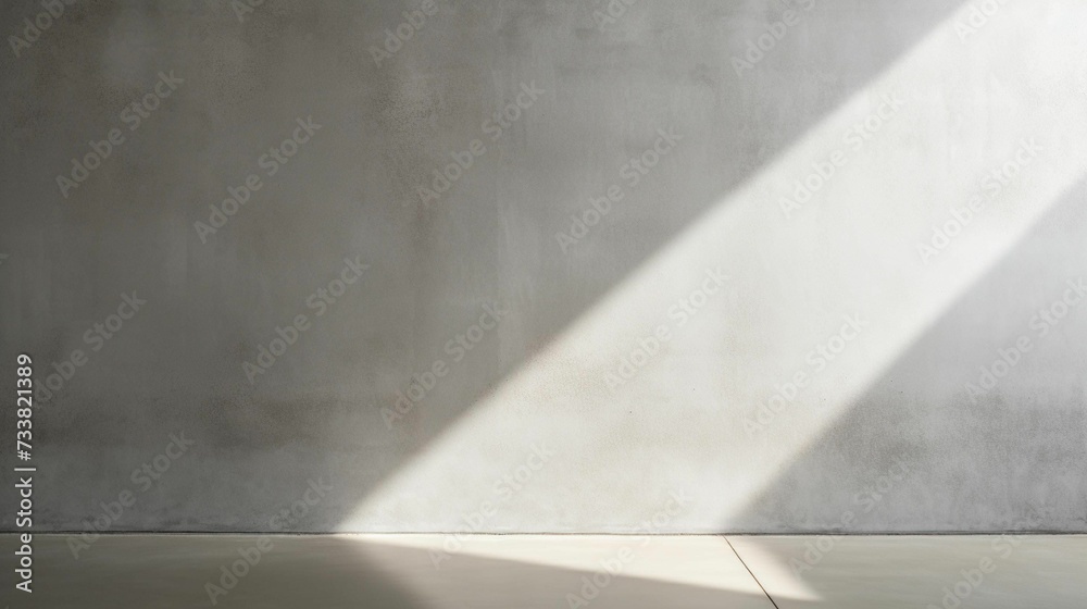 AI generated illustration of a sun-filled, empty room with a window providing the natural light AI generated illustration of a sun-filled, empty room with a window providing the natural light