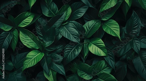 Sumptuous Leafy Greens Background
