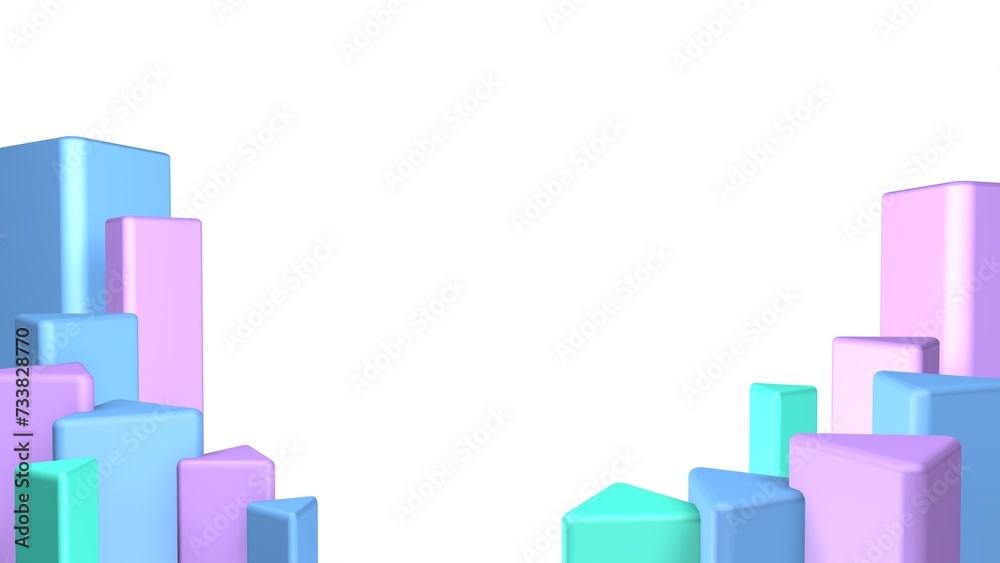 3d background for a presentation with geometric shapes 3d background for a presentation with geometric shapes