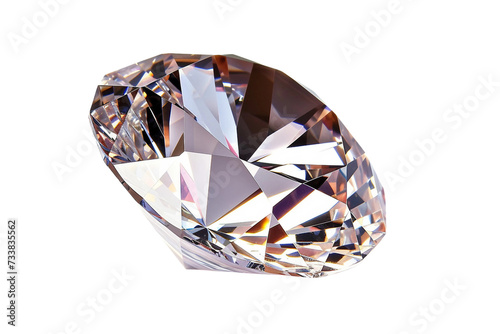 Diamond Is Brilliance on Transparent Background  PNG  Generative  Ai