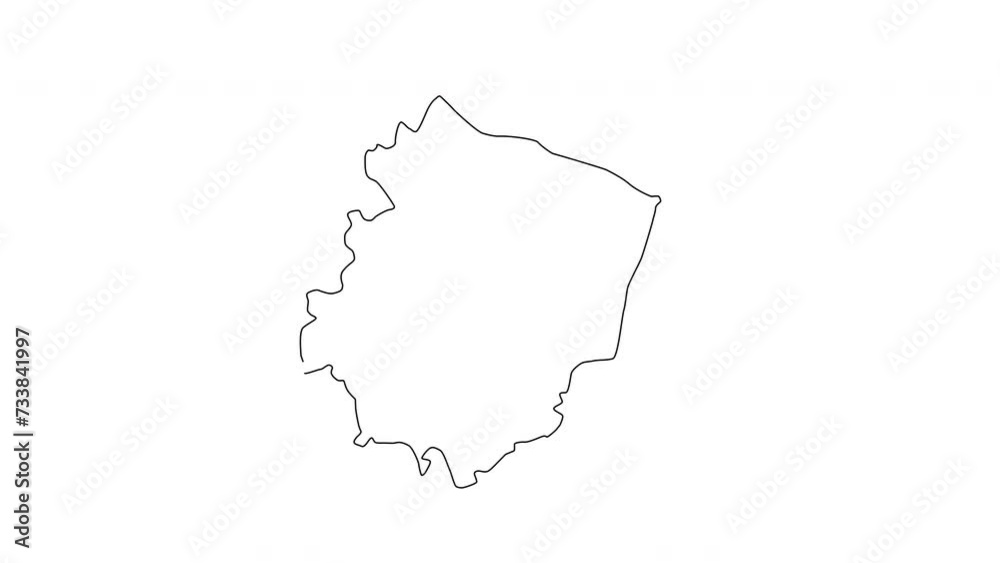 animated sketch map of Worcester in England animated sketch map of Worcester in England
