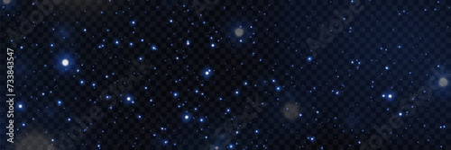 The shine of sparkling dust particles. A glare of light and stars.