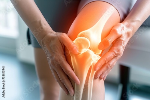 Diagnoses knee arthritis from technology x-ray medical orthopedic photo