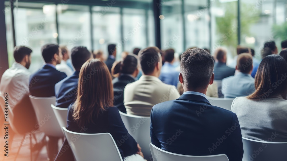 Corporate meeting of IT industry employees who talk about new projects and the direction of company development
Corporate meeting of IT industry employees who talk about new projects and the direction of company development