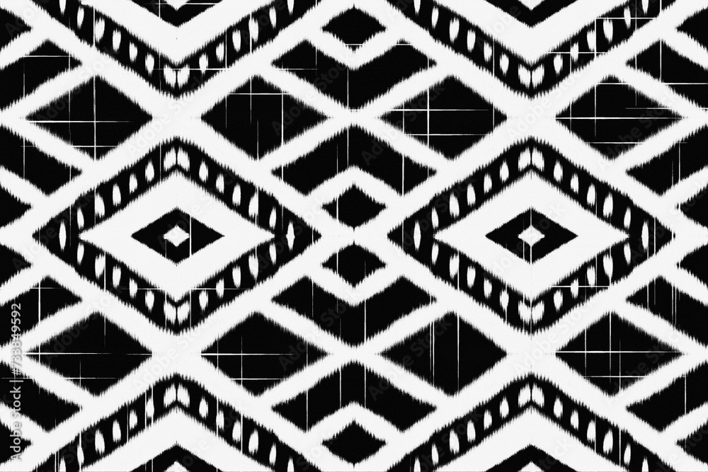 ikat African Indian art, Abstract White. Ethnic beautiful seamless pattern. India Thai pattern. Mexican striped style. Native traditional. Design for background, fabric, clothing Kente. ikat African Indian art, Abstract White. Ethnic beautiful seamless pattern. India Thai pattern. Mexican striped style. Native traditional. Design for background, fabric, clothing Kente.