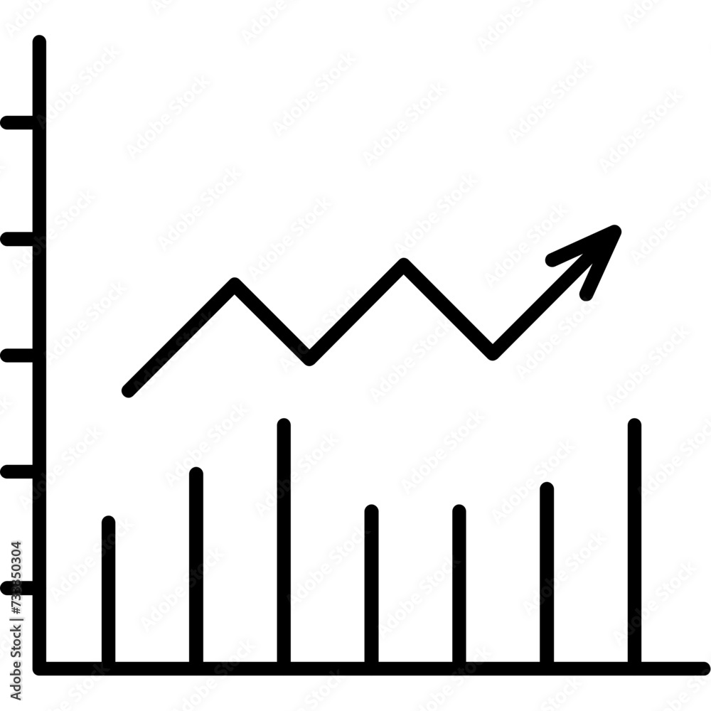 Line Chart Icon Line Chart Icon