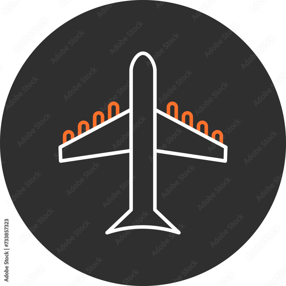 Fototapeta premium Airplane Icon