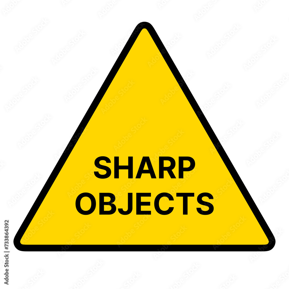 Keep Clear Warning Triangle Sign Sticker Label Placard Symbol On Transparent Background. Safety Caution Alert Sign Keep Clear Warning Triangle Sign Sticker Label Placard Symbol On Transparent Background. Safety Caution Alert Sign