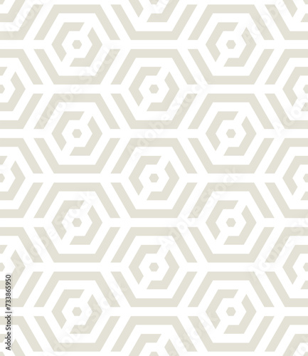 Vector seamless pattern. Modern stylish texture. Repeating geometric background. Simple monochrome bold hexagonal grid. Tileable graphic design. Can be used as swatch for illustrator.