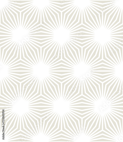 Vector seamless pattern. Modern stylish texture. Repeating geometric background. Striped monochrome bold hexagonal star. Tileable graphic design. Can be used as swatch for illustrator.