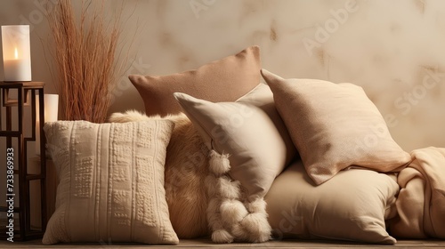 plush cozy pillows