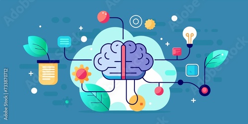 neural mind map for doctor and medical science