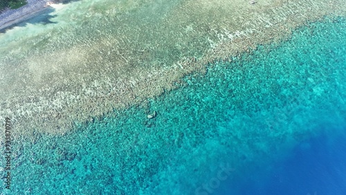 Sentigi Beach  located in Senggigi  West Lombok. Beautiful beach with clear water and green coral