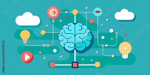 neural mind map for doctor and medical science