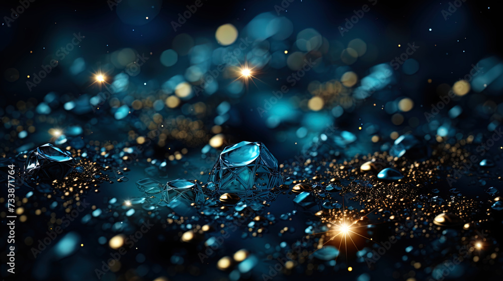 The boundless night sky, strewn with billions of stars that sparkle like precious stones on black The boundless night sky, strewn with billions of stars that sparkle like precious stones on black