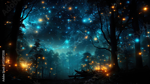 The endless space in which every star is like a firefly that decorates the night forest of heav © JVLMediaUHD