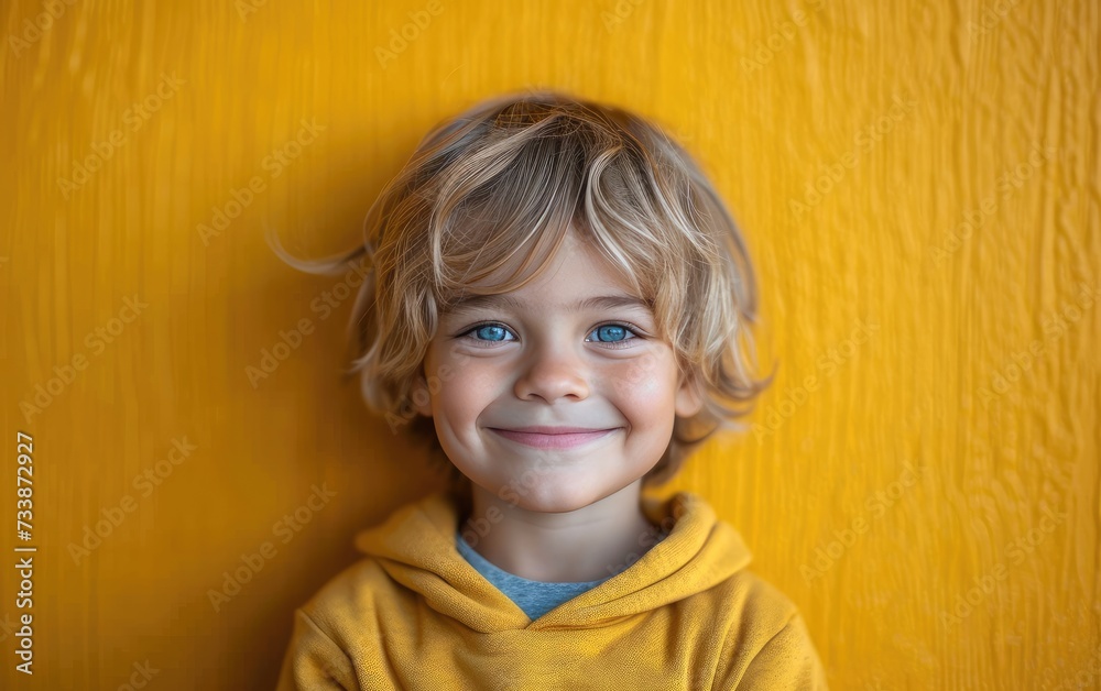 happy smiling caucasian kid portrait, professional studio background happy smiling caucasian kid portrait, professional studio background