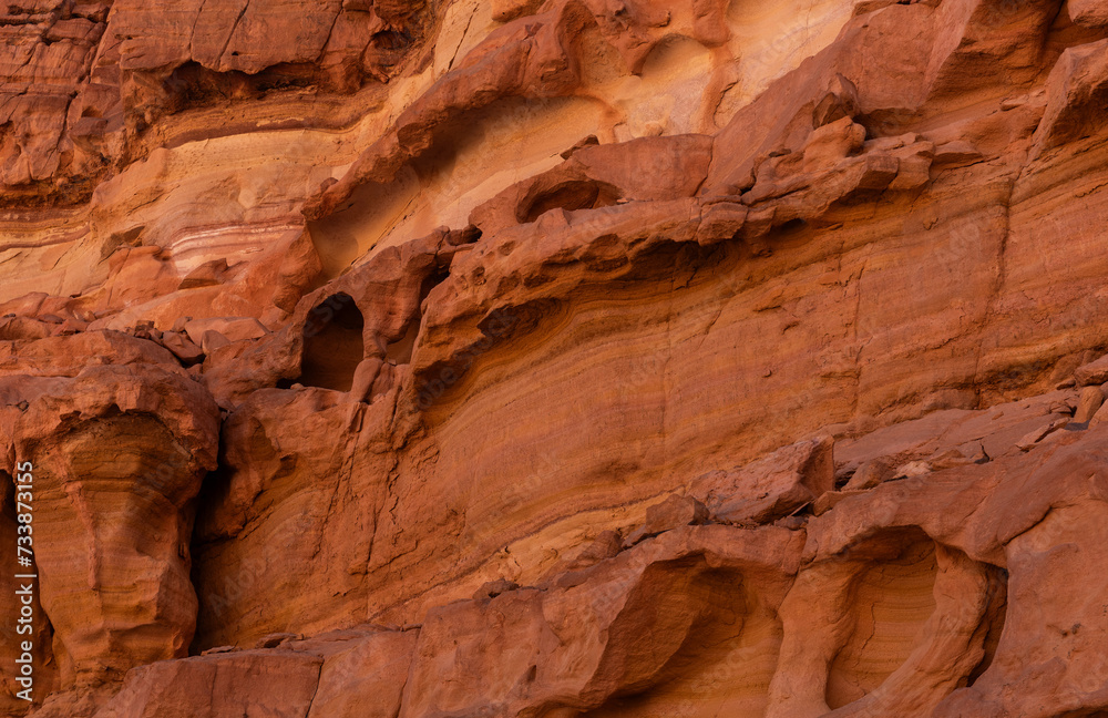 Background image of red clay in the canyon Background image of red clay in the canyon