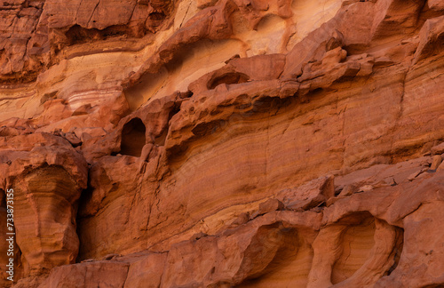 Background image of red clay in the canyon