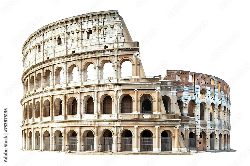 Gladiatorial Grounds on Transparent Background, PNG