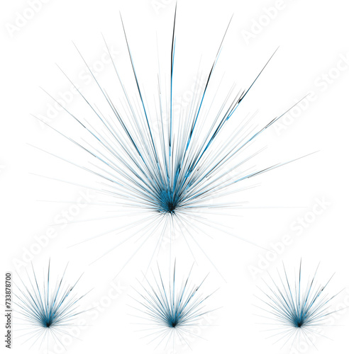 abstract blue background with dandelion. Elegant Black and Blue Star Vector on White Background Card/Poster