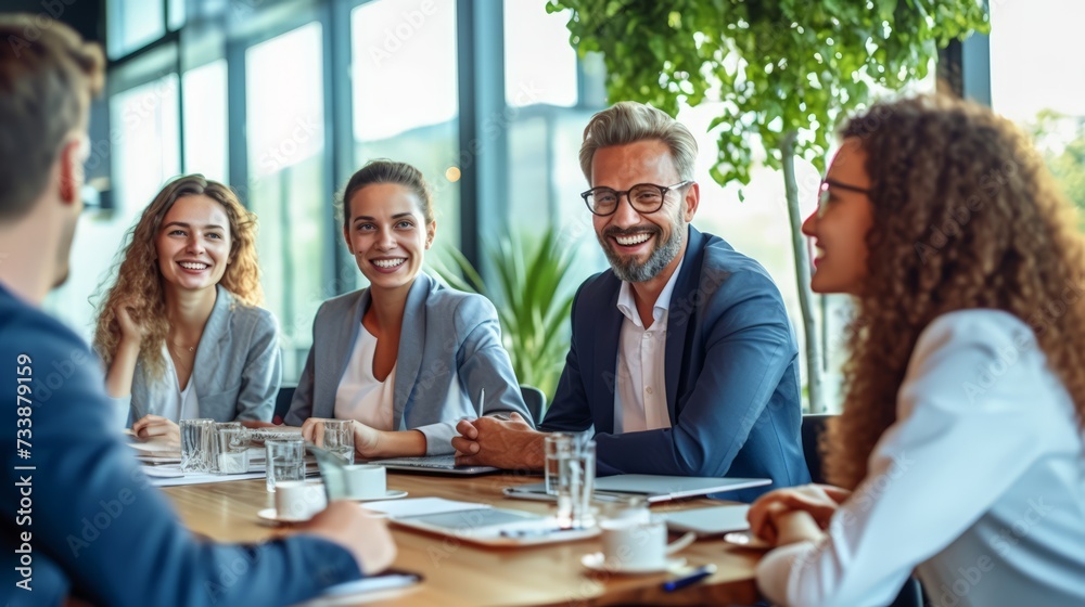 business people in a meeting