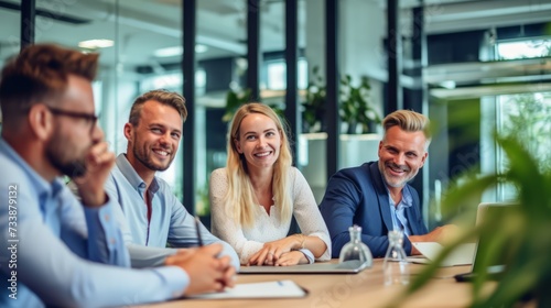 business people in a meeting